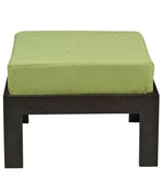 Load image into Gallery viewer, Detec™ Coffee Table with 4 Green Cushioned Stools - Brown Colour
