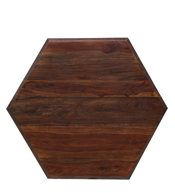 Detec™ Coffee Table Set with 6 Stools - Provincial Teak Finish