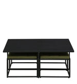 Load image into Gallery viewer, Detec™ 4 Seater Coffee Table Set - Black Finish 
