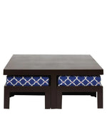 Load image into Gallery viewer, Detec™ Coffee Table with 4 Stools - Indigo Color
