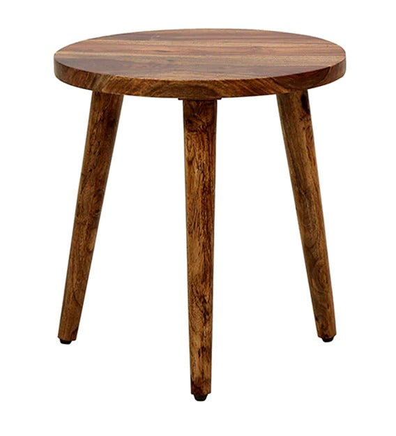 Detec™ Solid Wood End Table - Natural Finish