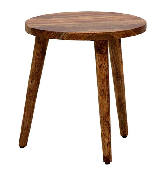 Detec™ Solid Wood End Table - Natural Finish