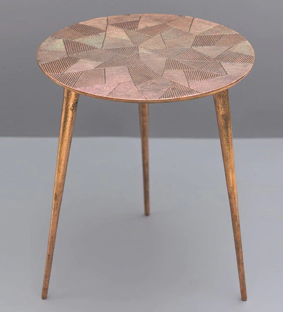Detec™ End Table - Copper Colour