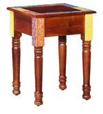 गैलरी व्यूवर में इमेज लोड करें, Detec™  Solid Wood Hand - Painted End Table
