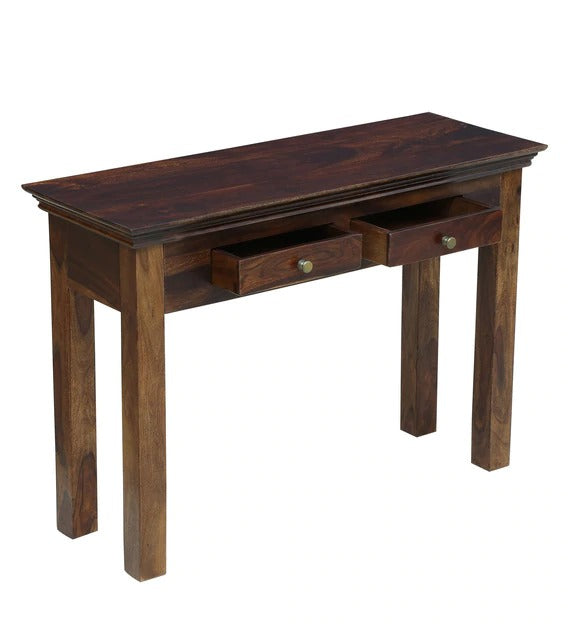 Detec™ Solid Wood Console Table - Provincial Teak Finish