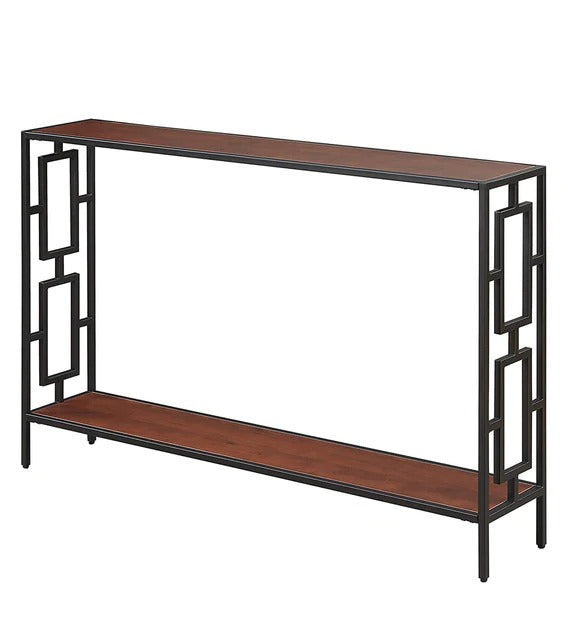 Detec™ Console Table - Brown & Black Colour