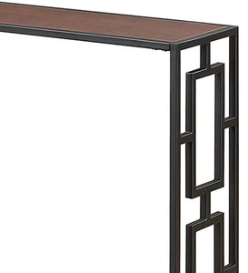 Detec™ Console Table - Brown & Black Colour