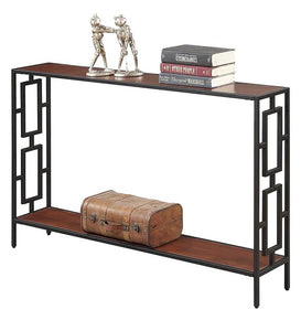 Detec™ Console Table - Brown & Black Colour