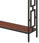 Load image into Gallery viewer, Detec™ Console Table - Brown &amp; Black Colour
