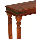 गैलरी व्यूवर में इमेज लोड करें, Detec™ Solid Wood Console Table - Honey Oak Finish
