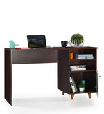 Load image into Gallery viewer, Detec™  Study Table - Walnut Brown Color
