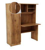 Load image into Gallery viewer, Detec™ Study Table with Book Shelves &amp; Cabinet
