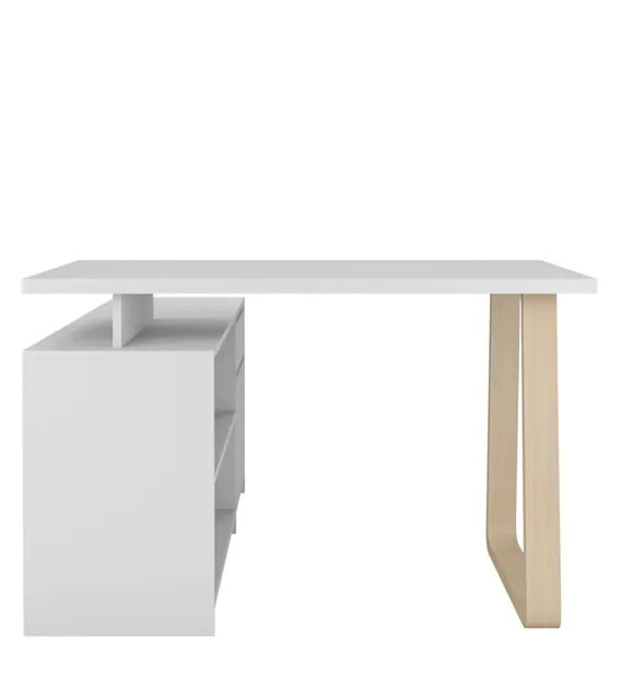 Detec™ Study Table - Matte Frosty White Finish