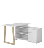 Load image into Gallery viewer, Detec™ Study Table - Matte Frosty White Finish
