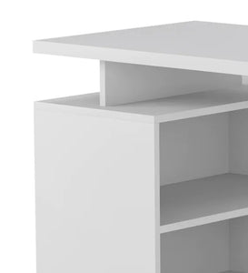 Detec™ Study Table - Matte Frosty White Finish