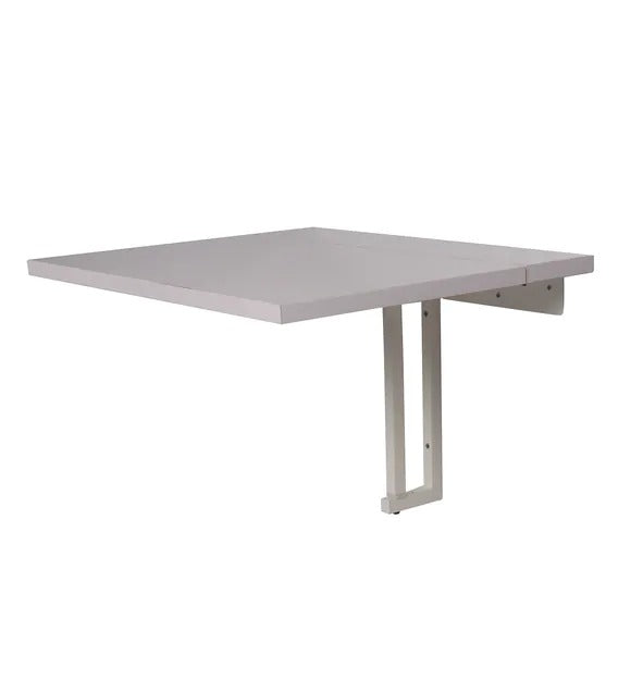 Detec™ दीवार पर लगी स्टडी टेबल - सफेद रंग