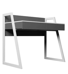 Detec™ Study Table - White & Grey Colour