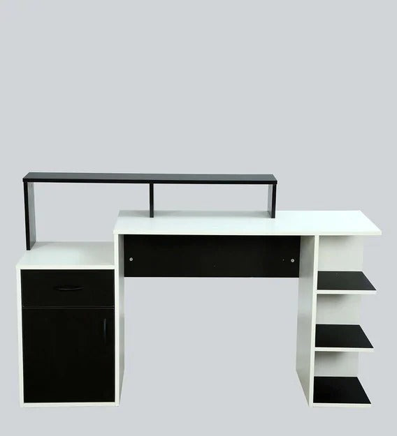 Detec™ Study Table - Wenge & Frosty While Color