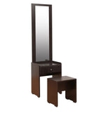 Load image into Gallery viewer, Detec™ Dressing Table with Stool - Matte Wenge Color
