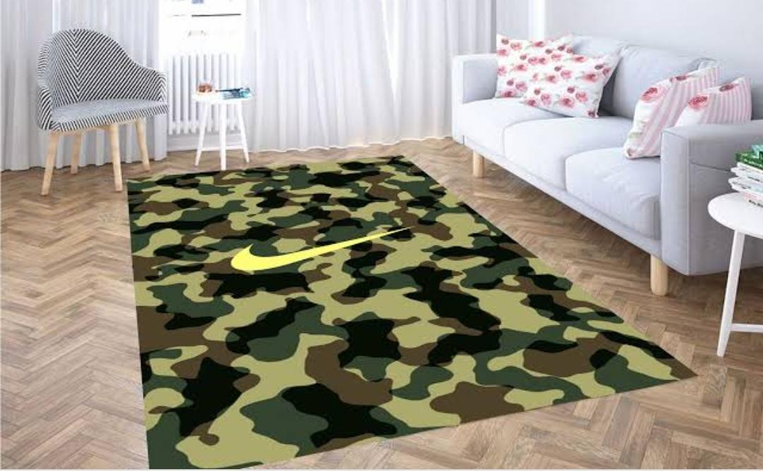 Detec™ Camouflaged Pattern Rug -  Army Print