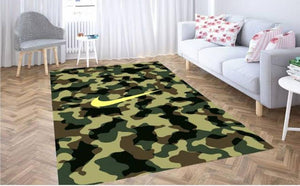 Detec™ Camouflaged Pattern Rug -  Army Print