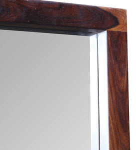 Detec™ Solid Wood Dresser with Mirror - Provincial Teak Finish