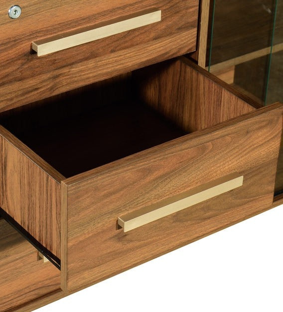 Detec™ Dressing Table with Stool - Columbia Walnut Finish