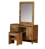 Load image into Gallery viewer, Detec™ Dressing Table with Stool - Columbia Walnut Finish
