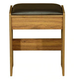 Load image into Gallery viewer, Detec™ Dressing Table with Stool - Columbia Walnut Finish
