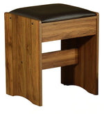 Load image into Gallery viewer, Detec™ Dressing Table with Stool - Columbia Walnut Finish
