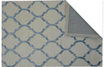 Load image into Gallery viewer, Detec™ Woolen Rug - Blue and Grey 
