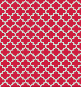 Detec™ Symmetrical Pattern Woolen Rug - Red