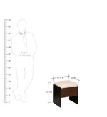 Load image into Gallery viewer, Detec™ Dressing Table with Stool - Brown Color
