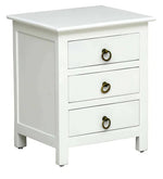 Load image into Gallery viewer, Detec™ Solid Wood Bedside Chest - White Finish
