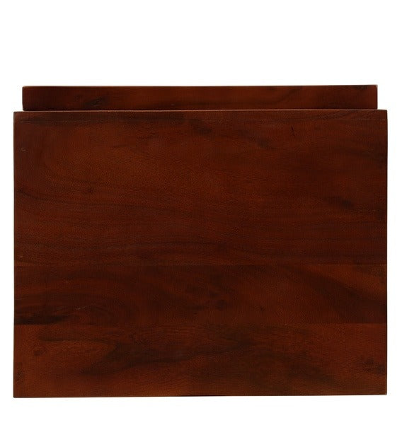 Detec™ Solid Wood Bedside Table In Honey Oak Finish