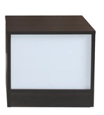 Load image into Gallery viewer,  Detec™ Side Table - Dark Walnut and Frosty White Color
