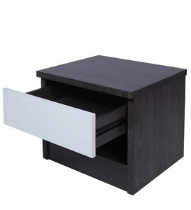 Detec™ Nightstand With Drawer - Charcoal & Belevedere Oak Finish