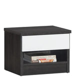 Load image into Gallery viewer, Detec™ Nightstand With Drawer - Charcoal &amp; Belevedere Oak Finish
