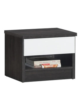 Detec™ Nightstand With Drawer - Charcoal & Belevedere Oak Finish