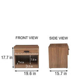 Load image into Gallery viewer, Detec™  Night Stand - Brown Finish

