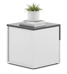 Detec™ Bedside Table - Frosty White Color