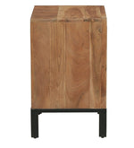 Load image into Gallery viewer, Detec™ Solid Wood Night Stand - Natural Acacia Finish
