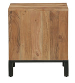 Load image into Gallery viewer, Detec™ Solid Wood Night Stand - Natural Acacia Finish
