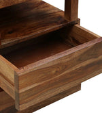 Load image into Gallery viewer, Detec™ Solid Wood Night Stand - Rustic Teak Finish
