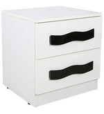 Load image into Gallery viewer, Detec™ Bedside Table - Black &amp; White Finish
