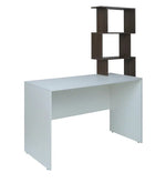 गैलरी व्यूवर में इमेज लोड करें, Detec™ Study Table with Shelf - White and Dark Oak finish
