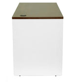 Load image into Gallery viewer, Detec™ Study Table - Dark Acacia &amp; Frosty White Color
