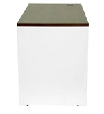 Load image into Gallery viewer, Detec™ Study Table - Dark Acacia &amp; Frosty White Color
