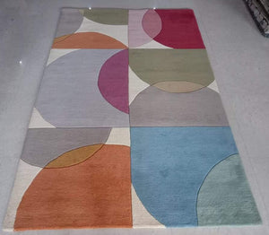 Detec™ Abstract Pattern Rug - Multicolor