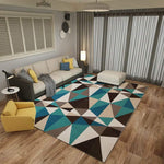 Load image into Gallery viewer, Detec™ Abstract Triangle Pattern Rug 
